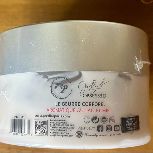 Prédire Paris Aromatic Milk & Honey Body Butter 7oz. In Sealed Container - Picture 3 of 4